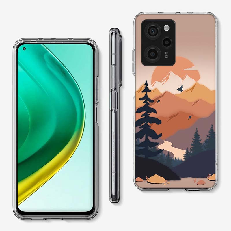 Natural poster landscape art painting Phone Case For Redmi 12 13C 12C 15C 15 9 Power 10 Prime+ 10C 10A 9T 9C 9i 9AT 9A Sport A5