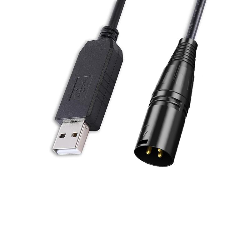 USB-кабель для отладки DMX-консоли RS485 для управления сценическим освещением