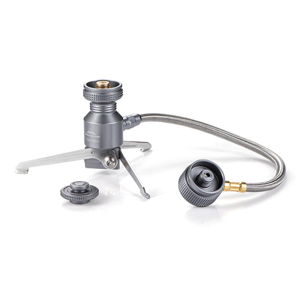Tripod Butane Canister Adapter Collapsible Gas Stove Connector Gas Lamp Tank Stand Connector Long
