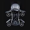Car Sticker 2Pcs Led Car Door Welcome Light Logo Projector For Mercedes Benz GT W223 W639 W168 W245 W215 W164 X164 W204 W219 W20