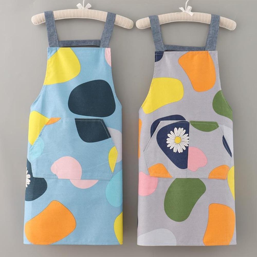Thin Canvas Apron Stain Resistant Work Apron Cute Kitchen Apron  Kitchen