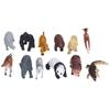 12 Pcs Animal Model Simulation Unique Jungle Animal Set Children"s Toy Cake Decoration