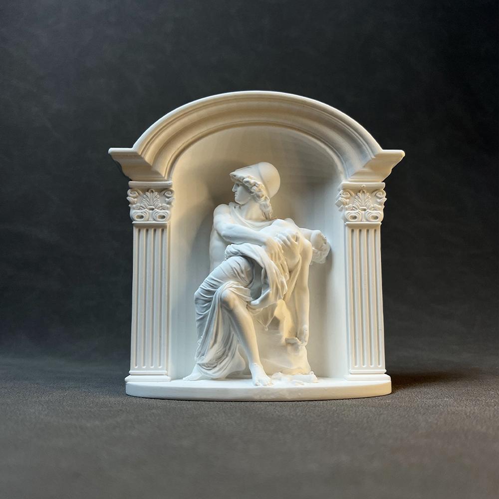 Художественная гипсовая статуя Венера умерла Ретро скульптура Римский воин Декоративные фигурки Аксессуары для украшения дома