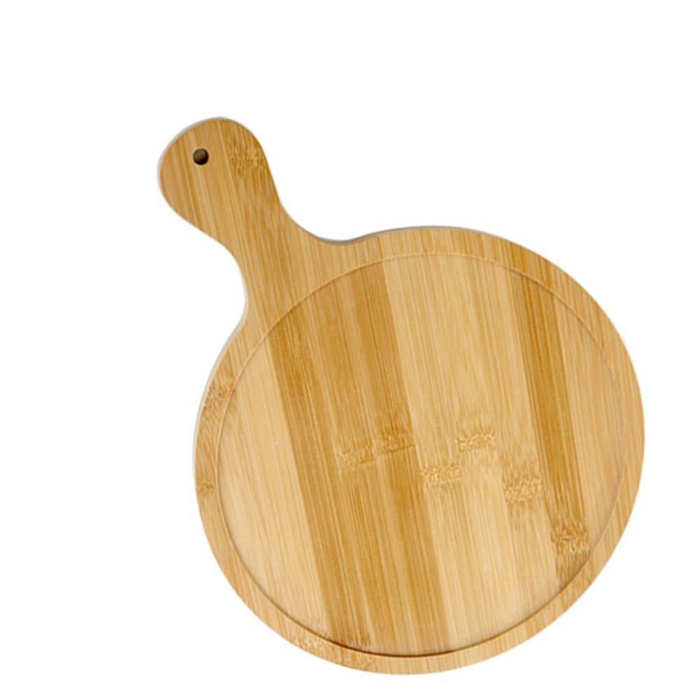 Burr‑free Pizza Board Bamboos Serving Board Light‑weight Food Holder Restaurant
