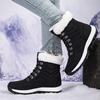 Winter Women’s Padded Boots Snow Boots Hiking Boots for Girl Boots Outdoor Waterproof Lightweight Women’s Winter Mid-calf Boots