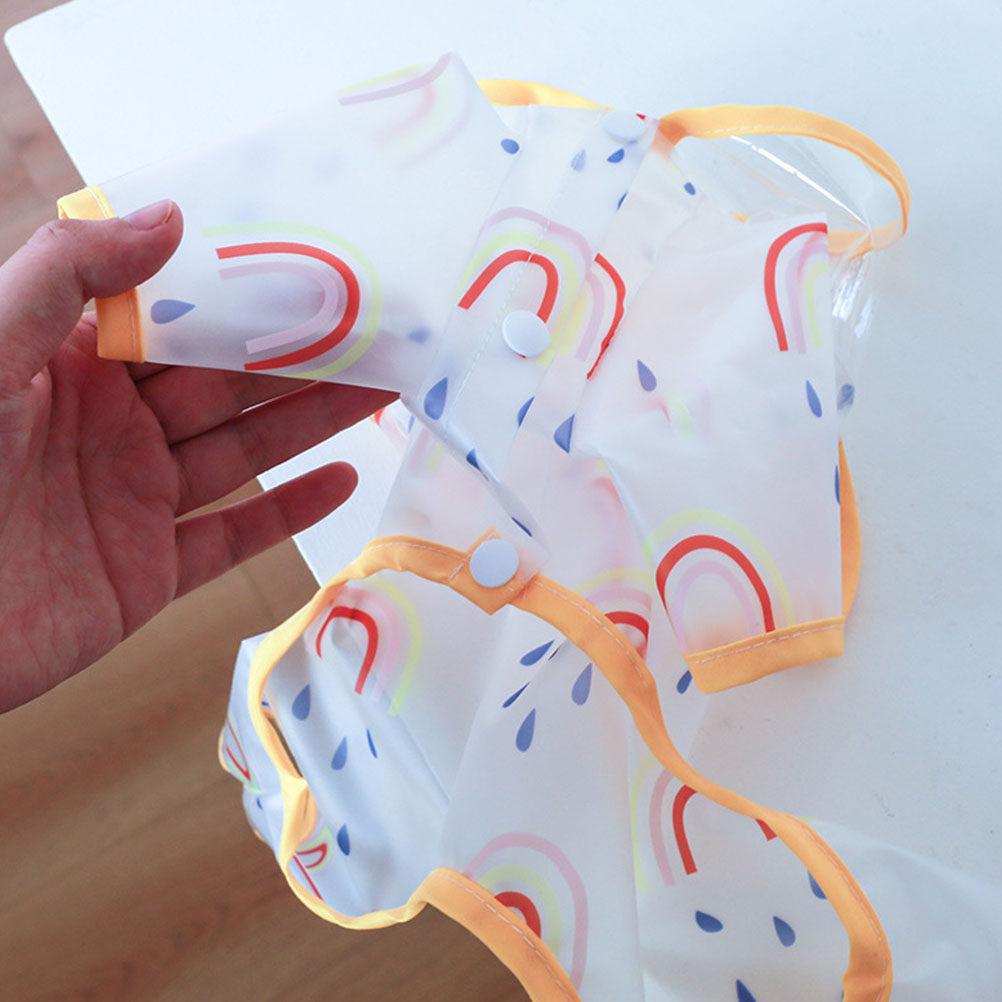 Transparent Waterproof Dog Raincoat Lightweight Hooded Puppy Rain Coat Small Dog Waterproof Clothes Stylish Outdoor Pet Supply