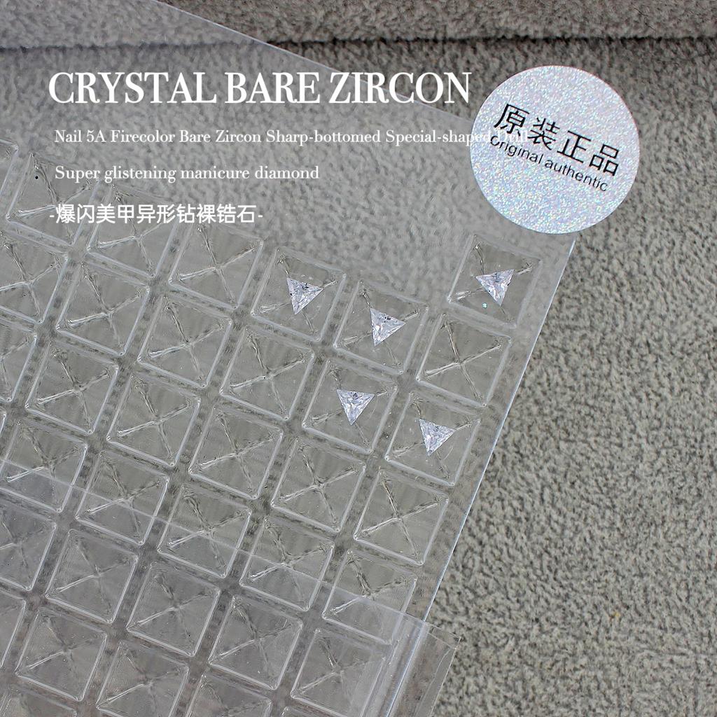 Вспышка Мини Маленький Голый Цирконий Кончик Нижний Куча Бриллиантовый Инопланетный Камень Сахарный Голубиный Яйцо Капля Воды Дизайн Ногтей Конский Глаз Украшения Для Ногтей