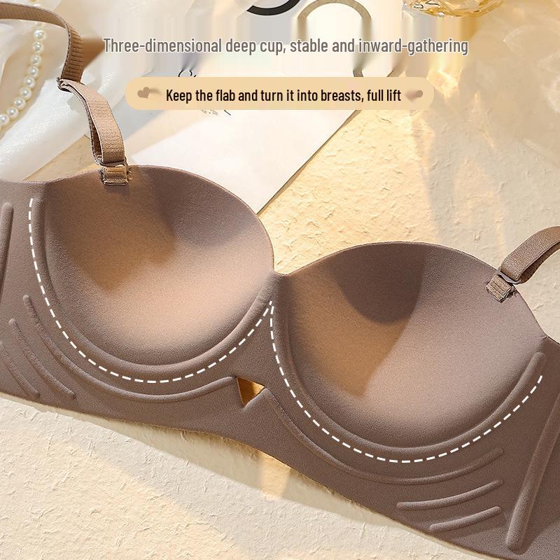 Backless Wireless Bra: Enhances Shape, Lifts, and Supports with Sexy Cross Design