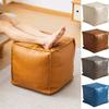 Складной пуф большой вместимости Водонепроницаемый марокканский пуф Современный кожаный пуф Для переобувания