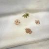 Used [Made by Washoan Collar Hidehime] Pure silk obiage with embroidery, full of treasures, Tango crepe, new, unused item