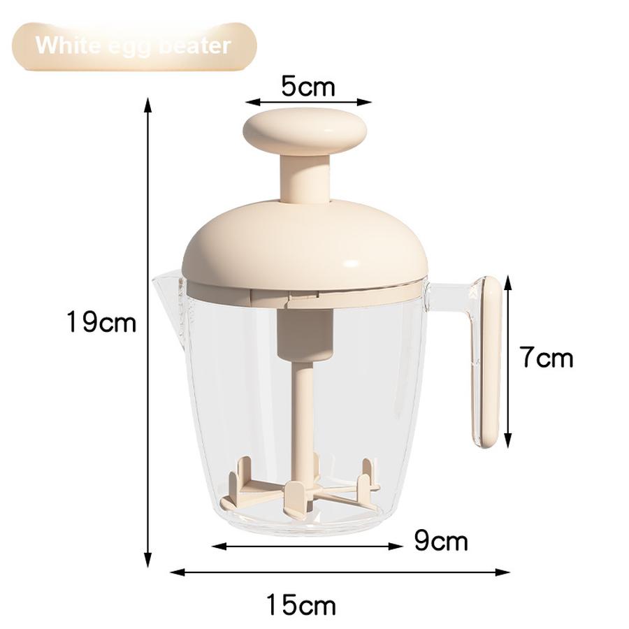 Multifunctional Handheld Electric Whisk Mixer Cream Maker Foam Egg Beater Cup Large Capacity
