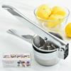 3-in-1 Potato Masher Ricer Stainless Steel Vegetable Pressure Mud Puree Squeezer Juicer Fruit Press Maker Handy Chopper Kitchen