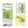 300ml Plastic Small Pet Water Drinking Fountain Bottle Feeder Parrot Dispenser Feeder Cage Hangable Bottles Leak Proof