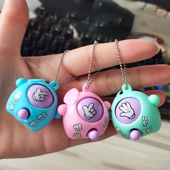 5 шт./компл. Мини-игрушка «Камень, ножницы, бумага», интересная декоративная пластиковая симпатичная игрушка «Мора», честная игра-угадайка для детей