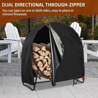 Чехол для бревен, обруч для дров, защита от снега с застежкой-молнией, защита от дождя на патио, простая установка