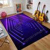 3D LED Lights Illusion Rug for Living Room Washable Floor Teen's Kids Boy Girl Room Decor Rug Lounge Large Area Non Slip Carpets
