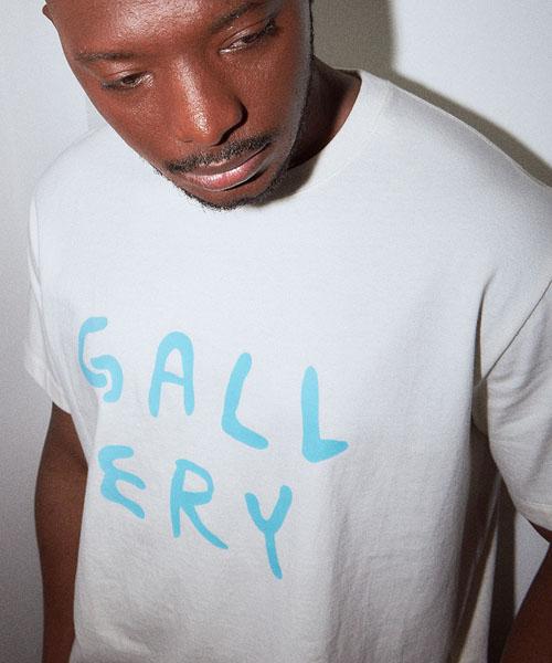 1011 GALLERY Gallery Logo T-Shirt_Ivory