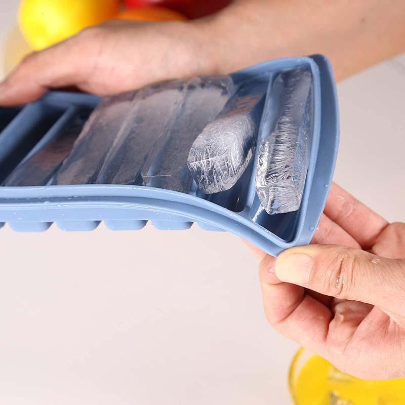 10 сеток, формы для льда в форме палочки, лоток с крышкой, антипригарное силиконовое мороженое для мороженого, форма для кубиков льда, форма для желе и шоколада