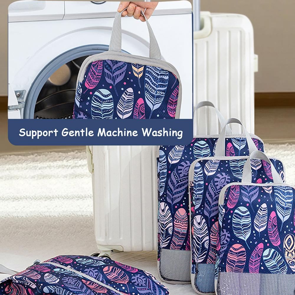 Portable Travel Compression Storage Bag, Washable Expandable Luggage Storage Bag Set, Clothing Sorting Bag, Travel Storage Bag