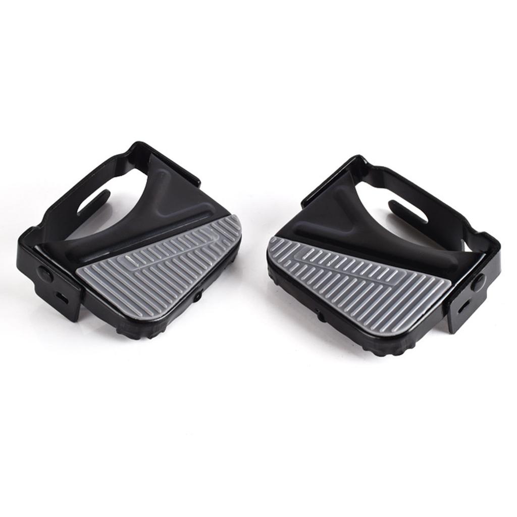 1 пара задних педалей для велосипеда из марганцевой стали, складная подставка для ног, аксессуары для электрических горных велосипедов