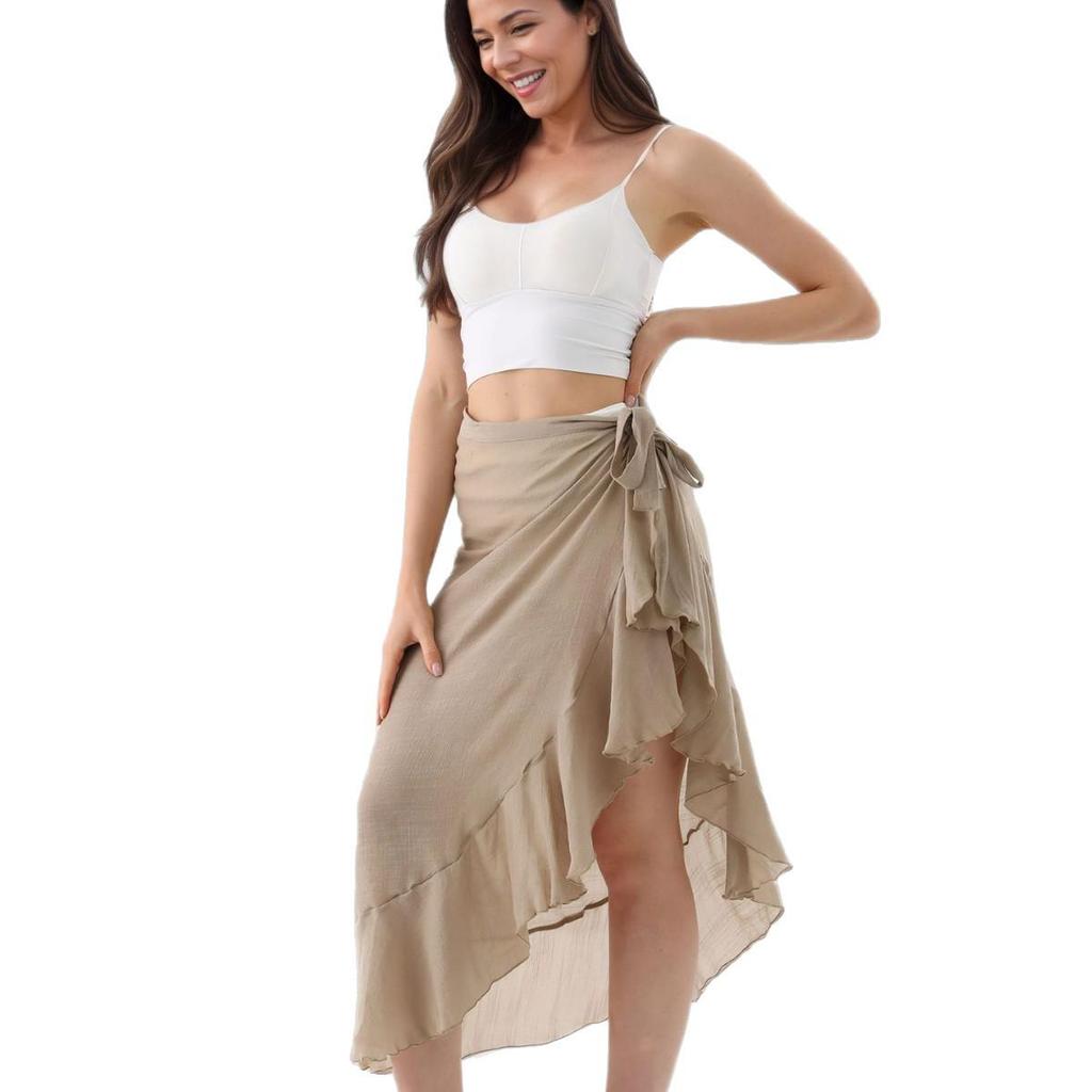 Multifunctional Beach Towel Sarong Shawl with Sun Protection