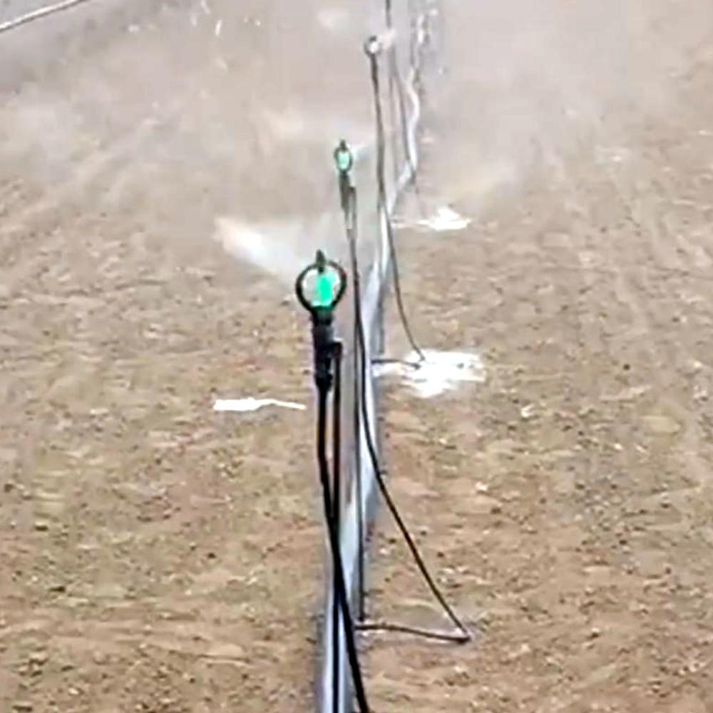 Набор для микроорошения с креплением к земле 50 см Держатель форсунки и шланг 1 м 8/11 мм для орошения сельскохозяйственных угодий Микро-распылитель с креплением на шест