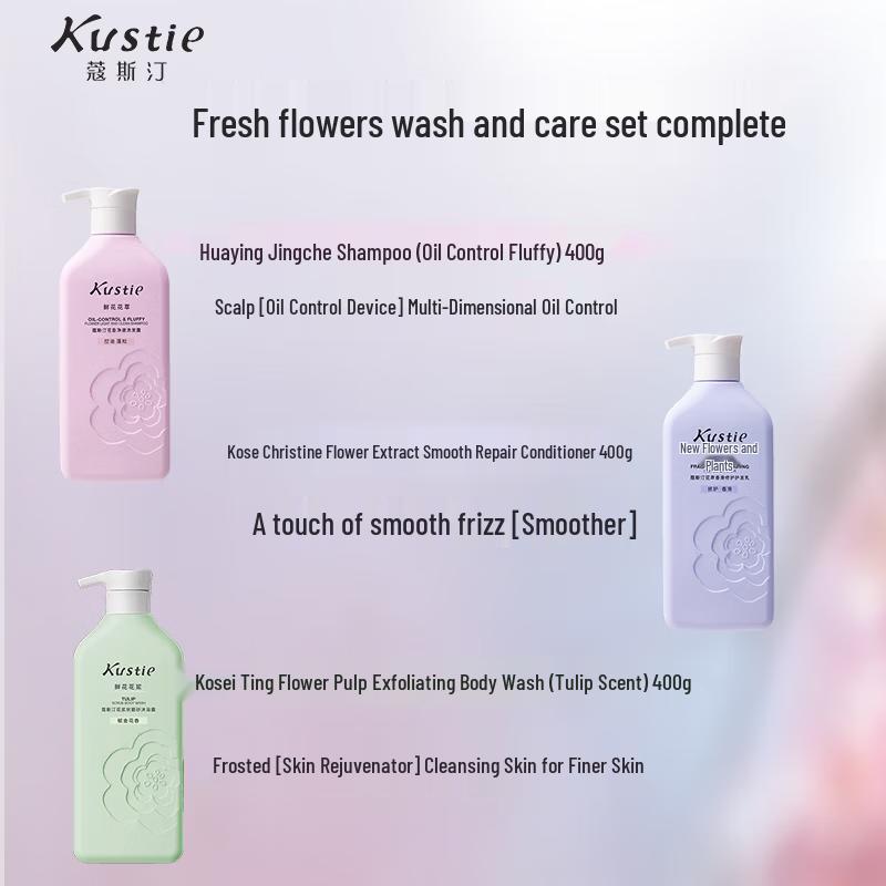 Kustie Floral Body Care Gift Set