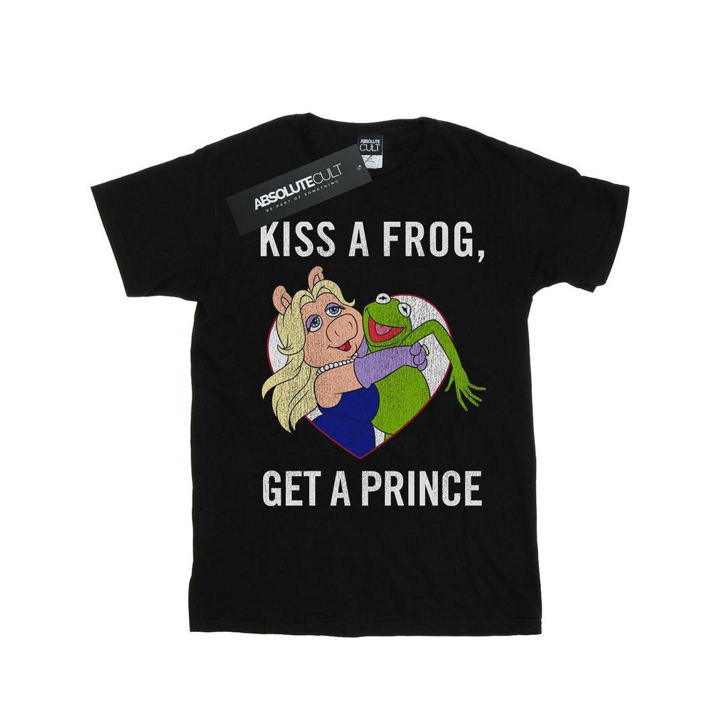 Disney Womens/Ladies The Muppets Kiss A Frog Cotton Boyfriend T-Shirt