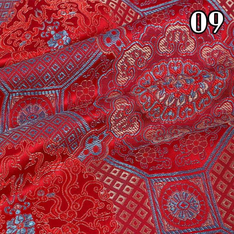 50x145 см китайское искусство имитация песни парча ткачество дамасская ткань жаккард парча ткань сделай сам сшить платье чонсам одежда ханьфу