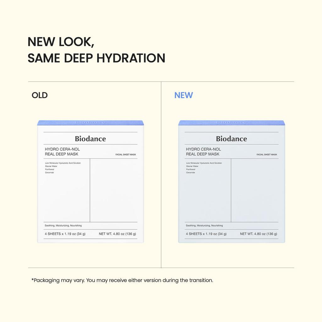 Biodance Hydro Cera-nol Real Deep Mask 4EA