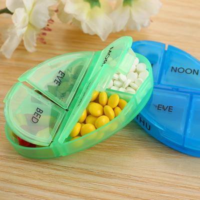 7-дневный чехол для таблеток, органайзер для лекарств, держатель для таблеток, диспенсер, водонепроницаемый и портативный