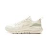 Li Ning Light Lanying Амортизирующие износостойкие дышащие легкие с отскоком низкие беговые кроссовки женские кремовый ARSV076-5