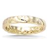 Hammered Gold 'Cleopatra' Gold Plated Wedding Band - 4 Mm