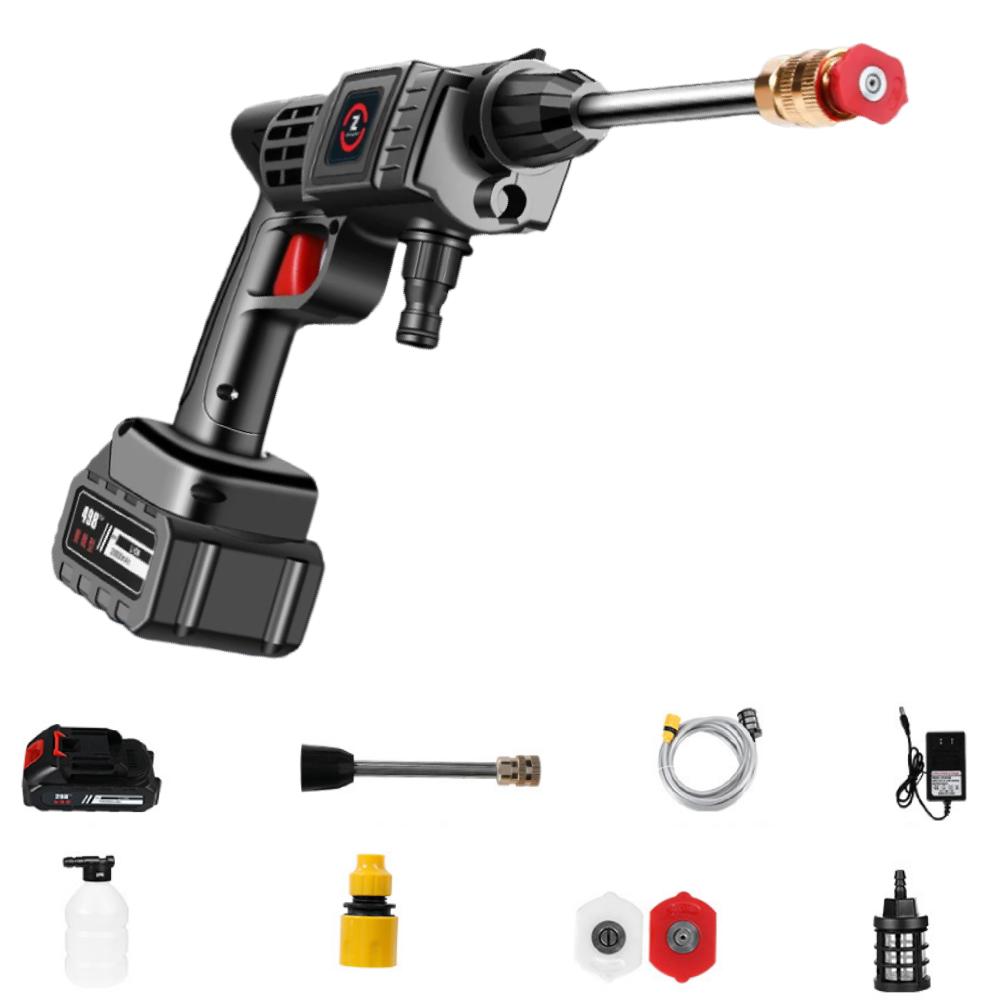 Пистолет для мойки автомобиля 200 Вт 50 бар 10000 мАч беспроводной пистолет для мойки высокого давления распылитель воды портативная стиральная машина для сада