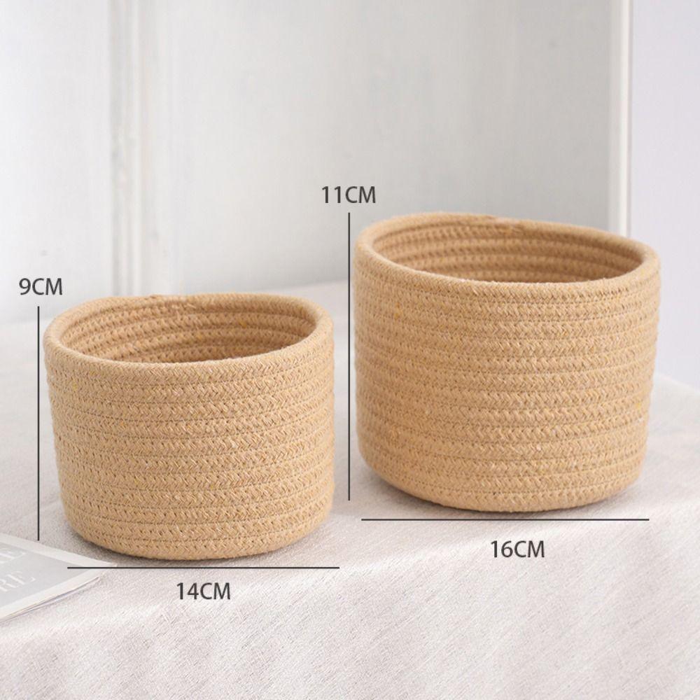 Корзина для косметики Настольная корзина для хранения вещей Настольный органайзер в скандинавском стиле Канцелярские принадлежности