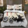 Lightweight Music Bedding Set 3D Duvet Cover 2/3 Pieces AU/DE/EU Full Size Double Quilt Cover Boys Music Enthusiast Room Cover Birthday Gift