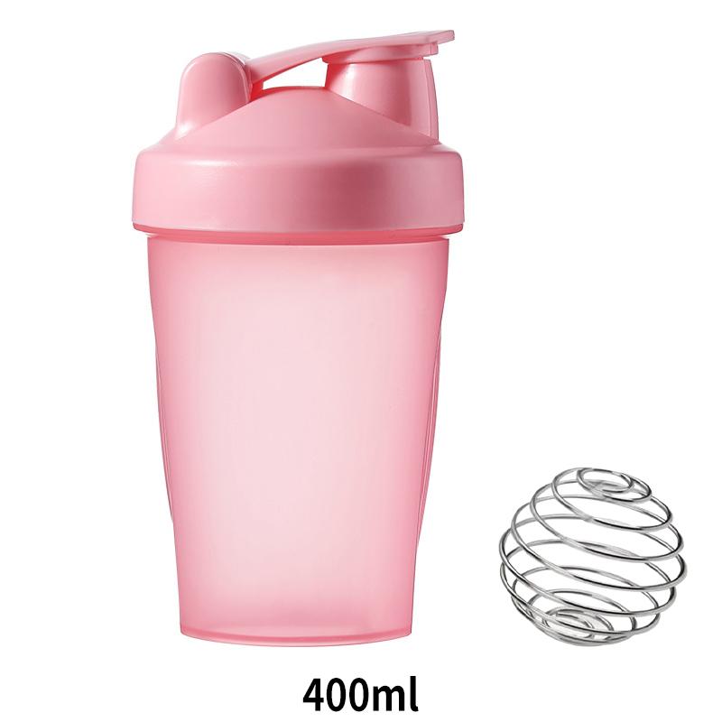 Бутылка для спортивного шейкера 400 мл, молочный шейкер, порошок сывороточного протеина, бутылка для смешивания, спортивный шейкер для фитнеса, спортзала, портативный пластиковый напиток