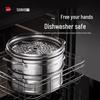 Sanhe 304 Stainless Steel 3-Layer Steamer Pot