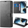 Protective Case - BOOLING - for Samsung Galaxy A36 5G/A56 5G - Shockproof - Black PU Leather - Integrated Stand