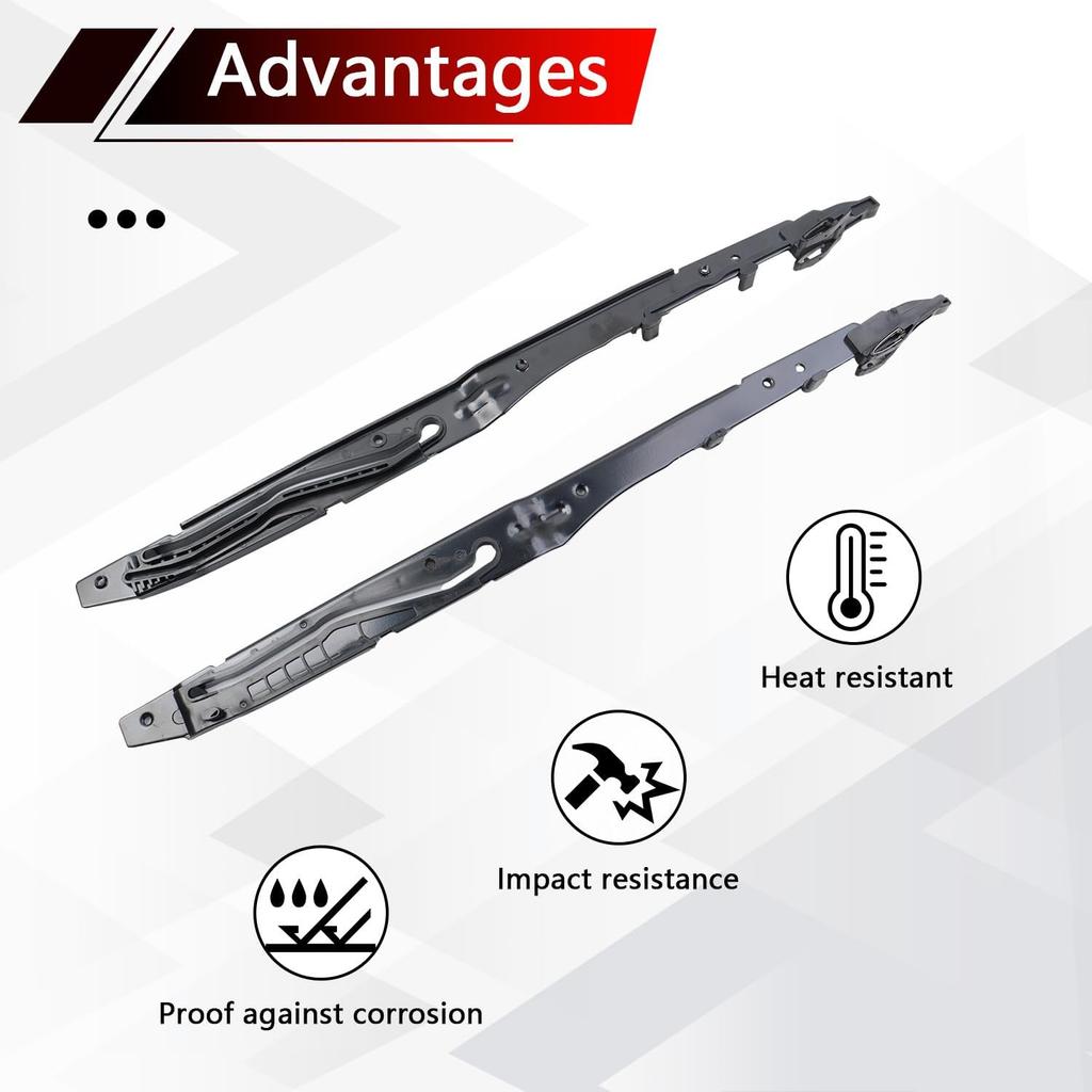Sunroof Track Guides Rails Repair Kit for 2015- F150 & 2017- F250 F350 F450 | Compatible with FL3Z-1651071-A FL3Z-1651071-B