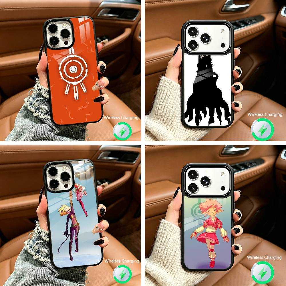 c-Code Lyoko For IPhone17 16 15 14 13 12 11 Plus Pro Max Plus Wireless Charger Phone Case