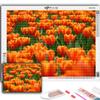 5D Diamond Painting Tulips Mosaic DIY Diamond Embroidery Rhinestone Home Decoration