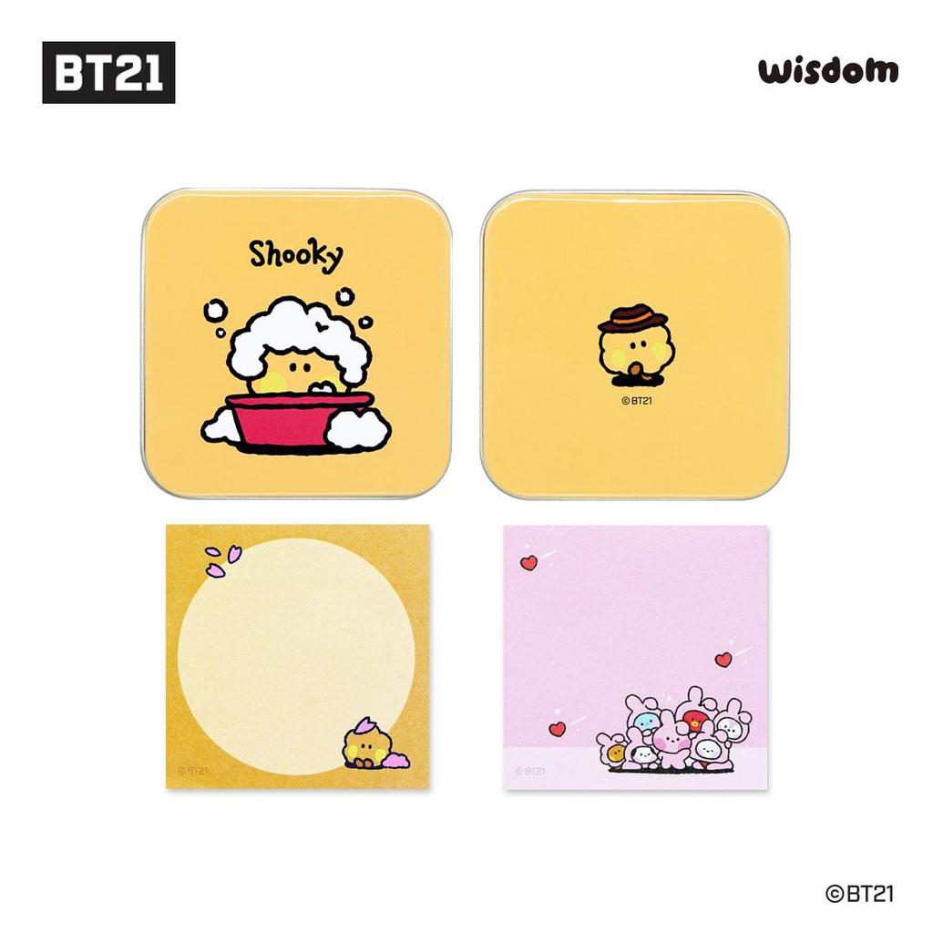 BT21 minini Набор блокнотов в жестяной коробке BTS Товары