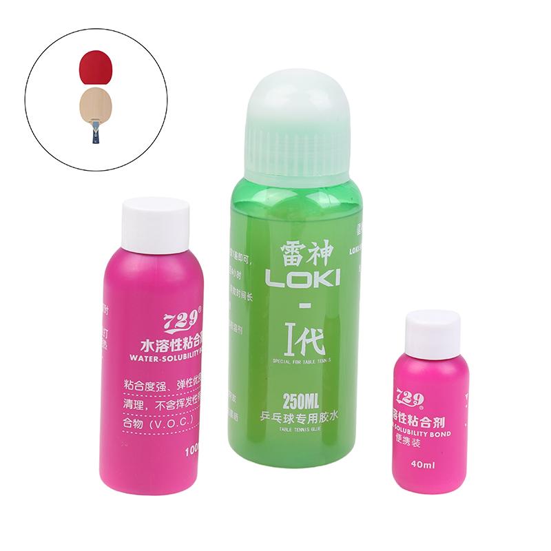 Водорастворимый клей для накладок для настольного тенниса, без ЛОС, профессиональный неорганический клей для пинг-понга