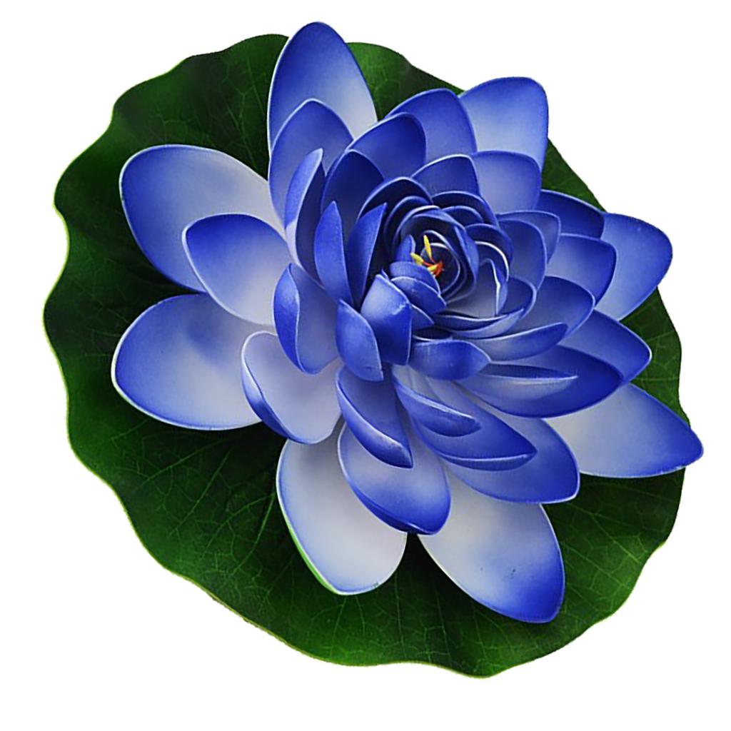 Искусственный Лутус Плавающие пенопластовые поддельные цветы лотоса, реалистичные декоративные растения для пруда, украшения