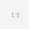 [Judy And Paul] Holly Bling Crystal Point Ring Earrings E50820 Rose Gold