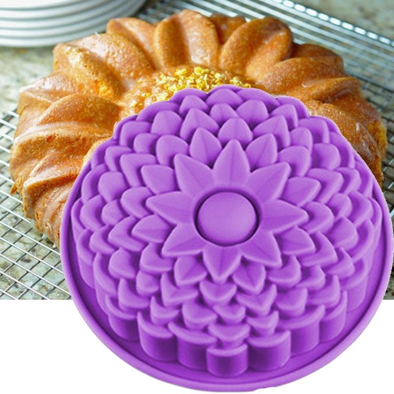 1 шт. Форма для торта «Солнце», силиконовая форма для выпечки хлеба в виде цветка маргаритки, шифоновая форма для торта, форма для выпечки хлеба в виде подсолнуха ARI