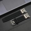 Силиконовый ремешок для Apple Watch Ultra 2 Серии 9 8 7 6 5 4 Se 3 титанового цвета для iwatch ultra2 49 мм 45 мм 44 42 мм