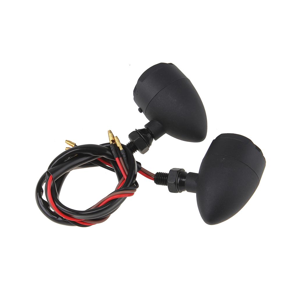 1 пара винтажных мотоциклетных указателей поворота, мото-мигалки, индикаторные огни для Honda Yamaha Suzuki Harley Kawasaki, аксессуары