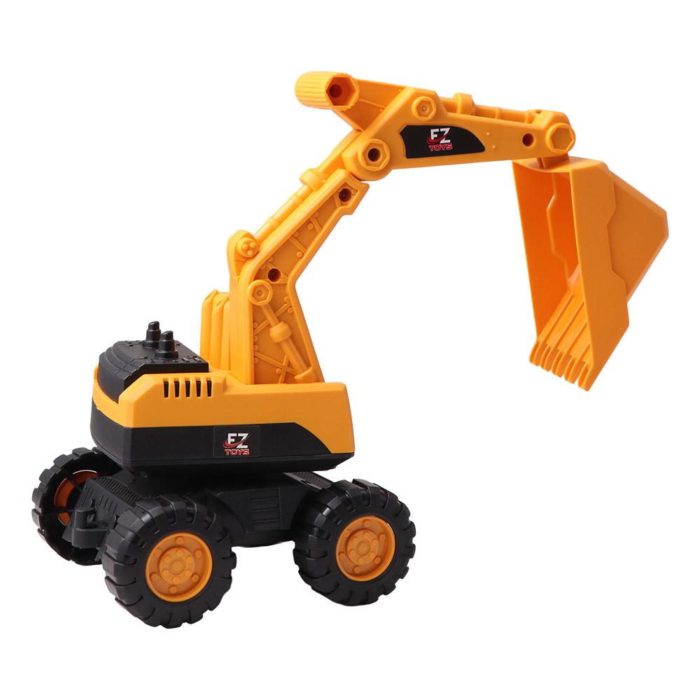 Friction Digging Engineering Car Toy Inertia Driving Excavator Model Kids Toy
